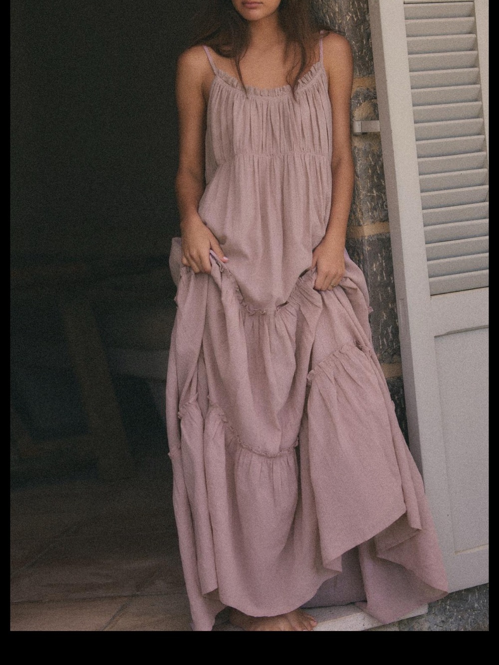 Zara Dusty Rose Maxi Dress - Picture 5 of 9